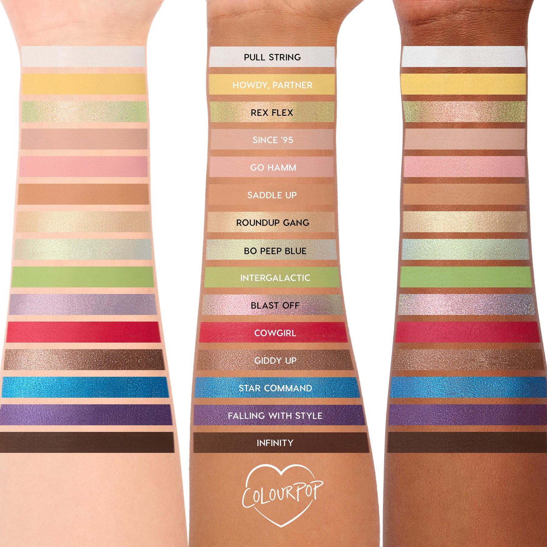 Toy Story and ColourPop Collection - Easy Set